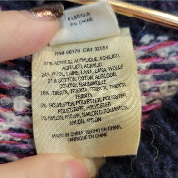 Anthropologie Sleeping on snow | Midland Pullover Sweater Poncho wool Blend - Picture 9 of 10